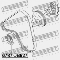 SUZUKI GRAND VITARA/ESCUDO JB416/JB420/JB627 LÉGKONDICIONÁLÓ ÉKSZÍJ FESZÍTŐ CSIGA 2006-2014 17540-66J00