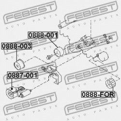 FESZÍTŐ SZÍJTÁRCSA SUBARU IMPREZA G11 2000.02-2007.04 JP 13033-AA042