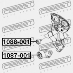 CHEVROLET OPTRA FESZÍTŐ SZÍJTÁRCSA 2004-2007 CAN 96350550