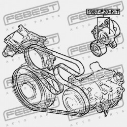 FESZÍTŐ SZÍJTÁRCSA KÉSZLET BMW 3 E90 LCI 2007-2011 ECE 11287810807