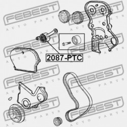 CHRYSLER SEBRING (JR) VEZÉRMŰSZÍJ FESZÍTŐ CSIGA 2001-2006 04897054AA