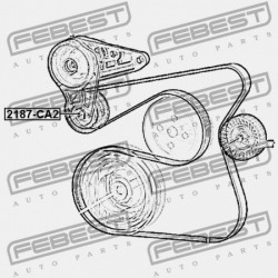 FESZÍTŐ SZÍJTÁRCSA FORD FOCUS CB8 2011- EU 1685618