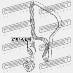 VEZÉRMŰSZÍJ FESZÍTŐ SZÍJTÁRCSA FORD FOCUS CB4 2008-2011 EU 1371715