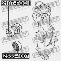 FESZÍTŐ SZÍJTÁRCSA FORD FOCUS CB4 2008-2011 EU 1477061