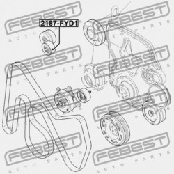 FESZÍTŐ SZÍJTÁRCSA FORD TRANSIT TT9 2006-2013 EU 1333203
