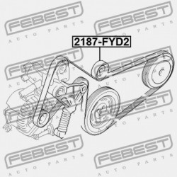 FESZÍTŐ SZÍJTÁRCSA KÉSZLET FORD TRANSIT TT9 2006-2013 EU 1731709