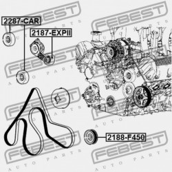 GÖRGŐ FORD EXPLORER 2002-2011 LEHET 6L3Z-6C348-A