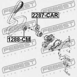 HONDA AVANCIER TA1 FESZÍTŐ SZÍJTÁRCSA 1983-1987 JP 31180-P8F-A03