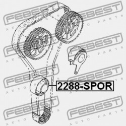 VISSZAHÍVOTT VEZÉRMŰSZÍJ SZÍJTÁRCSA 24810-2X700