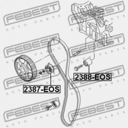 VISSZAHÍVOTT VEZÉRMŰSZÍJ SZÍJTÁRCSA 06D109244E