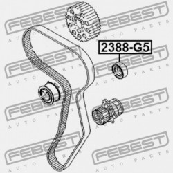 VEZÉRMŰSZÍJ SZÍJTÁRCSA AUDI A3/S3/SPORTB./LIM./QU 2004-2013 RDW 03G109244A