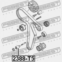 VEZÉRMŰSZÍJ SZÍJTÁRCSA AUDI A3/S3/SPORTB./LIM./QU 2004-2013 RDW 038109244J