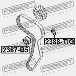 GÖRGŐS AUDI A3/S3/SPORTB./LIM./QU 2004-2013 RDW 03G109244