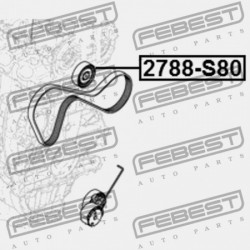 GÖRGŐKÉSZLET VOLVO S80 2007- 31401193