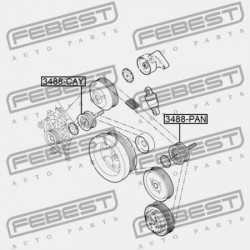 GÖRGŐKÉSZLET PORSCHE CAYENNE 2002-2010 94810211820