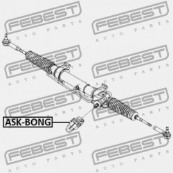KORMÁNYOSZLOP KERESZTTARTÓ ALSÓ KIA K2500/K2700/K2900/K3000S 04: NOV.2006- (2006-) GEN 0K72A-32860