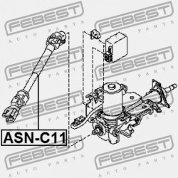 KORMÁNYOSZLOP KERESZTTARTÓ ALSÓ NISSAN TIIDA JPN MÁRKA C11 2005.08-2012.06 GL 48080-EM01C