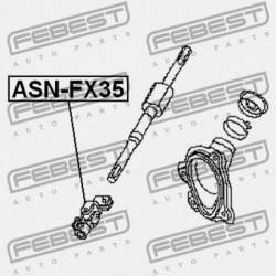 KORMÁNYOSZLOP KERESZTTARTÓ ALSÓ NISSAN NISSAN TEHERAUTÓ D22 1997.02-2012.03 GR 48080-CG000