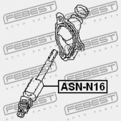 KORMÁNYOSZLOP KERESZTTARTÓ ALSÓ NISSAN ALMERA UK MÁRKA N16E 2000.02-2006.11 EL 48080-BN001