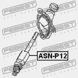 KORMÁNYOSZLOP KERESZTTARTÓ ALSÓ NISSAN PRIMERA P12E 2002.01-2007.05 EL 48080-AV600