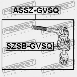 KORMÁNYOSZLOP KERESZTTARTÓ ALSÓ SUZUKI GRAND VITARA/ESCUDO SQ416/SQ420/SQ625 1998-2006 48220-65D70