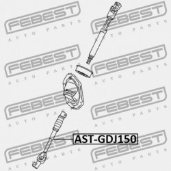 KORMÁNYOSZLOP KERESZTTARTÓ ALSÓ TOYOTA LAND CRUISER PRADO GDJ150,GRJ150,KDJ150,LJ150,TRJ15 2 45203-60181