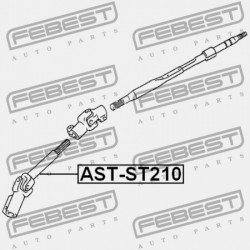KORMÁNYOSZLOP KERESZTTARTÓ ALSÓ VISSZAVONT 45260-20441