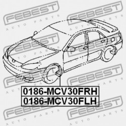 JOBB ELSŐ SÁRVÉDŐ TOYOTA CAMRY ACV3 2001.09-2006.01 JP 76621-33080