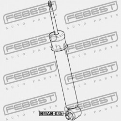 HÁTSÓ LENGÉSCSILLAPÍTÓ PERSELY BMW X5 E53 1999-2006 ECE 33506751543