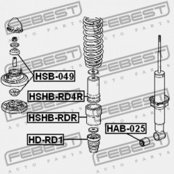 HÁTSÓ LENGÉSCSILLAPÍTÓ PERSELY HONDA CR-V RD1 1996-2001 GN 52622-SR3-003