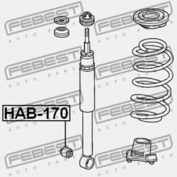 HÁTSÓ LENGÉSCSILLAPÍTÓ PERSELY HONDA CIVIC FK2 2009-2013 GN 52622-SMG-E01