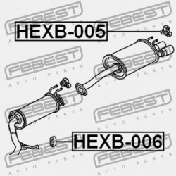 HONDA CR-V RE7 2008-2011 EU KIPUFOGÓTARTÓ PÁRNA HONDA CR-V RE7 2008-2011 EU 18215-SNA-A01