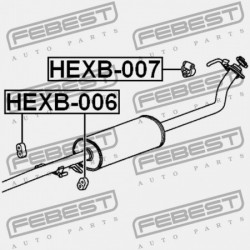 HONDA CR-V RE7 2008-2011 EU KIPUFOGÓTARTÓ PÁRNA HONDA CR-V RE7 2008-2011 EU 18215-SMG-E11