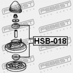 HÁTSÓ LENGÉSCSILLAPÍTÓ PERSELY HONDA CR-V RD1 1996-2001 GN 51631-SB0-004