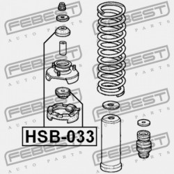 ELSŐ LENGÉSCSILLAPÍTÓ PERSELY HONDA CR-V RD1 1996-2001 GN 51631-SS0-004