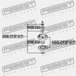 HONDA ACCORD CL9 2003-2008 EU ELSŐ LENGÉSCSILLAPÍTÓ PERSELYKÉSZLET HONDA ACCORD CL9 2003-2008 EU 51631-SV7-004
