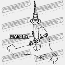 ELSŐ LENGÉSCSILLAPÍTÓ PERSELY MITSUBISHI PAJERO/MONTERO SPORT KH0 2008.07-2013.01 EUR/MMTH 4062A031