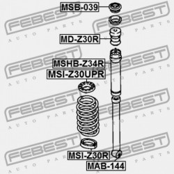 HÁTSÓ LENGÉSCSILLAPÍTÓ PERSELY MITSUBISHI LANCER,LANCER CEDIA CS,CT 2000.03-2009.08 JPN 4162A003