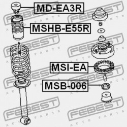 HÁTSÓ LENGÉSCSILLAPÍTÓ PERSELYÉNEK KIVÉTELE MR455186