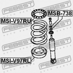 HÁTSÓ LENGÉSCSILLAPÍTÓ PERSELY MITSUBISHI PAJERO/MONTEROLONG V90 2006.08- G.EXP MR418160