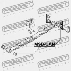HÁTSÓ RUGÓPERSELY MITSUBISHI CANTER FA/FB/FE 1980-2015 MB025153