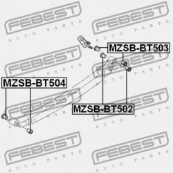 HÁTSÓ LAPRUGÓ PERSELY MAZDA BT-50 UN 2006-2008 EU UH71-28-480