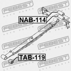 HÁTSÓ RUGÓPERSELY NISSAN NP300 PICKUP D22X 2008.03-2015.11 GL 55047-01G10