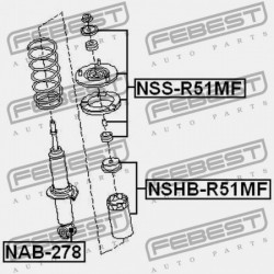 ELSŐ LENGÉSCSILLAPÍTÓ PERSELY NISSAN PATHFINDER R51M 2005.01-2014.11 EL 56100-EB31D