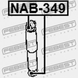 HÁTSÓ LENGÉSCSILLAPÍTÓ PERSELY NISSAN PATHFINDER R51M 2005.01-2014.11 EL 56200-5X01A