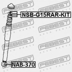 HÁTSÓ LENGÉSCSILLAPÍTÓ PERSELY NISSAN ALMERA G15RA 2012.11- EL 56210-00Q2H