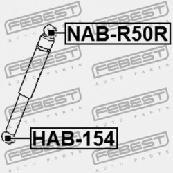HÁTSÓ LENGÉSCSILLAPÍTÓ PERSELY NISSAN TERRANO R50 1995.09-2002.08 JP E6200-0W025