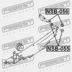NISSAN CARAVAN VE24 HÁTSÓ RUGÓ PERSELY 1993.05-2001.04 JP 55046-HC050