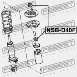 ELSŐ LENGÉSCSILLAPÍTÓ PERSELY NISSAN NAVARA_THI MÁRKA D40T 2007.08- GL 56217-EB70A