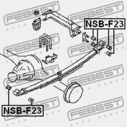 HÁTSÓ RUGÓPERSELY NISSAN ATLAS/ATLAS/CONDOR F23 1992.01-2007.06 JP 35129-6403P